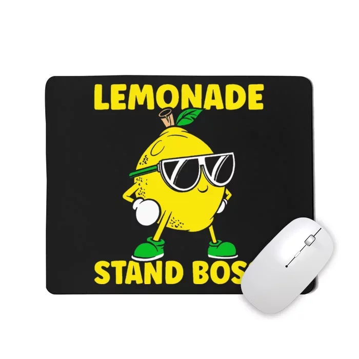 Lemonade Stand Boss Lemon Juice Lemonade Stand Mousepad