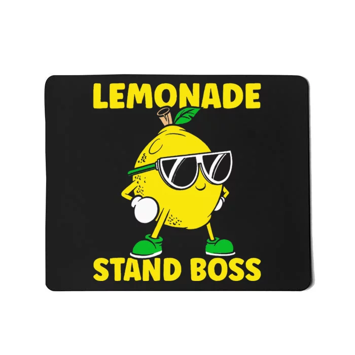 Lemonade Stand Boss Lemon Juice Lemonade Stand Mousepad