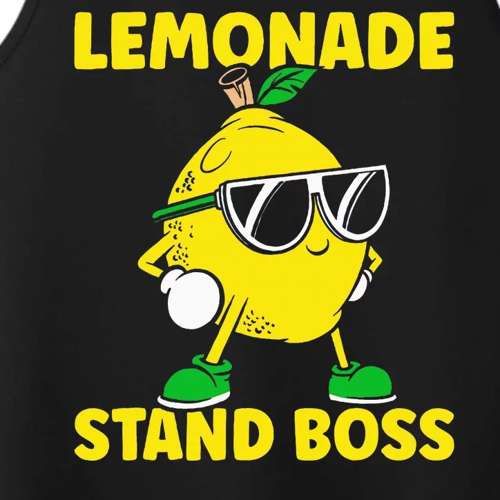 Lemonade Stand Boss Lemon Juice Lemonade Stand Performance Tank