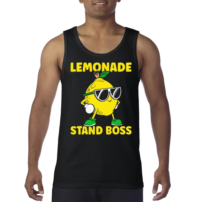 Lemonade Stand Boss Lemon Juice Lemonade Stand Tank Top