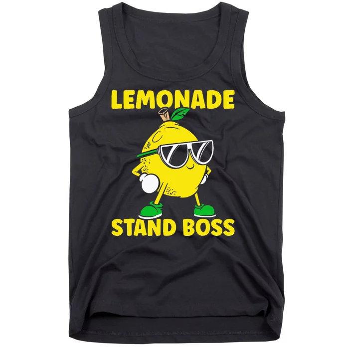 Lemonade Stand Boss Lemon Juice Lemonade Stand Tank Top