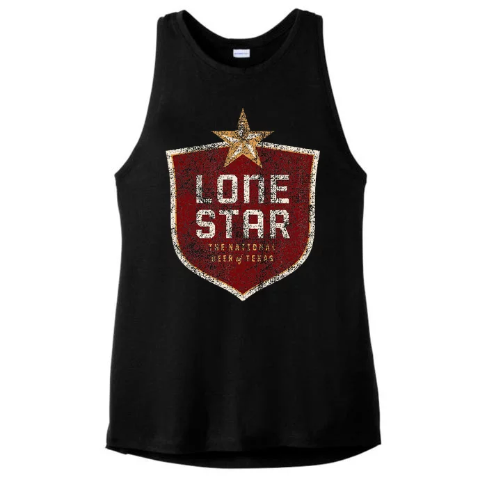 Lone Star Beer Classic Ladies Tri-Blend Wicking Tank