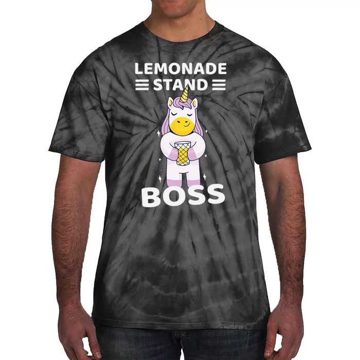 Lemonade Stand Boss Unicorn Tie-Dye T-Shirt