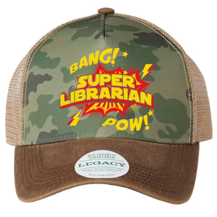 Librarian Superhero Book Reader School Library Books Legacy Tie Dye Trucker Hat