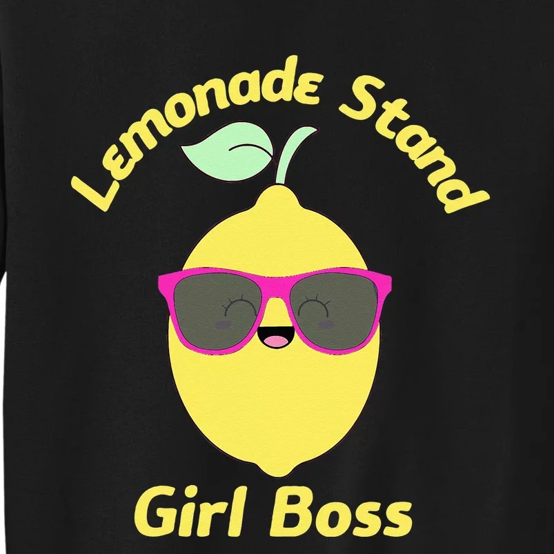 Lemonade Stand Boss Pink Lemonade Crew Summer Fruit Sweatshirt