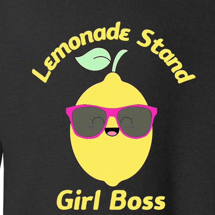 Lemonade Stand Boss Pink Lemonade Crew Summer Fruit Toddler Sweatshirt