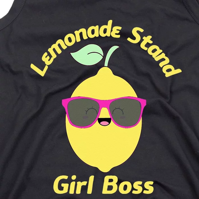 Lemonade Stand Boss Pink Lemonade Crew Summer Fruit Tank Top