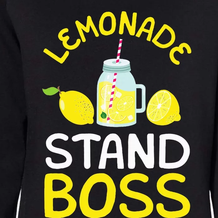 Lemonade Stand Boss Lemon Juice Gift Womens California Wash Sweatshirt