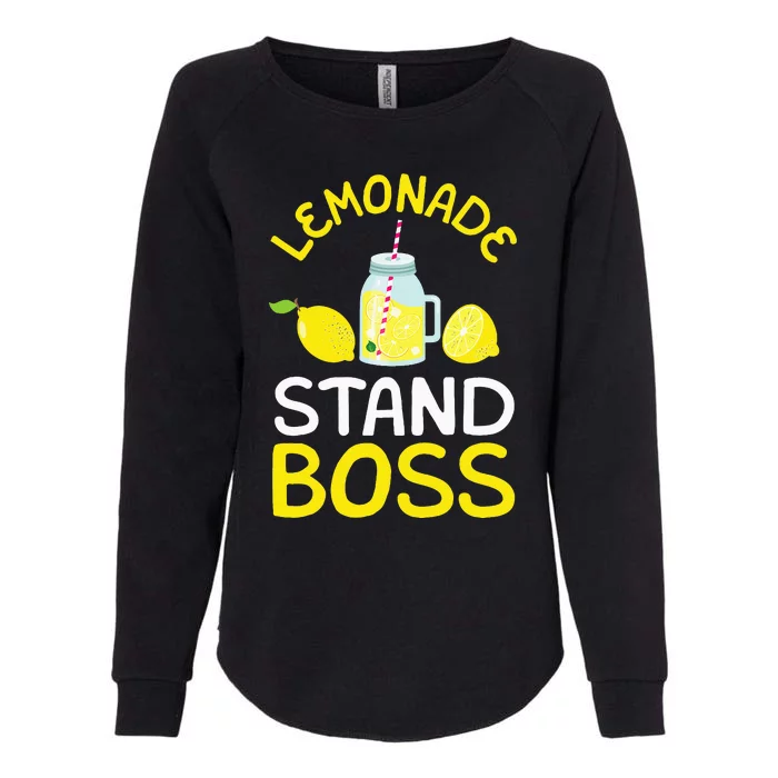 Lemonade Stand Boss Lemon Juice Gift Womens California Wash Sweatshirt