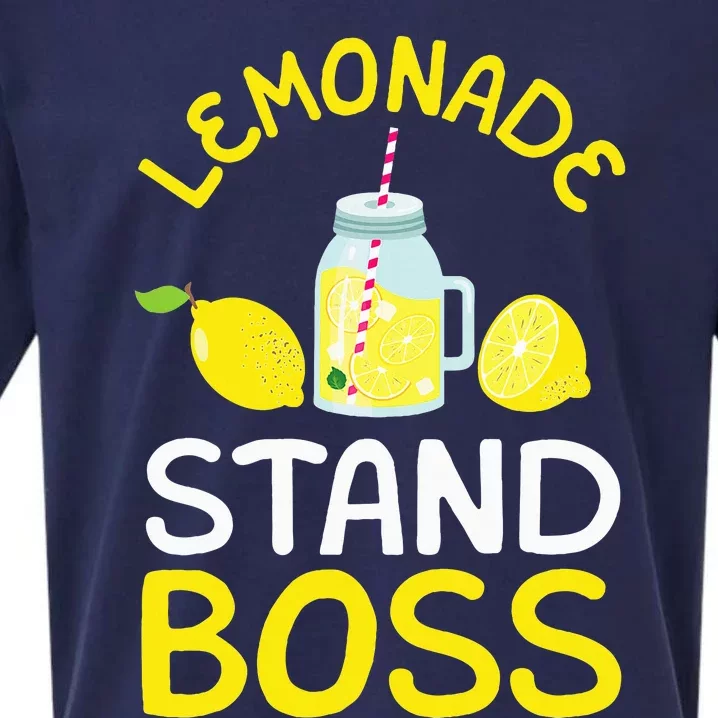 Lemonade Stand Boss Lemon Juice Gift Sueded Cloud Jersey T-Shirt