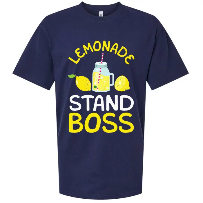 Lemonade Stand Boss Lemon Juice Gift Sueded Cloud Jersey T-Shirt