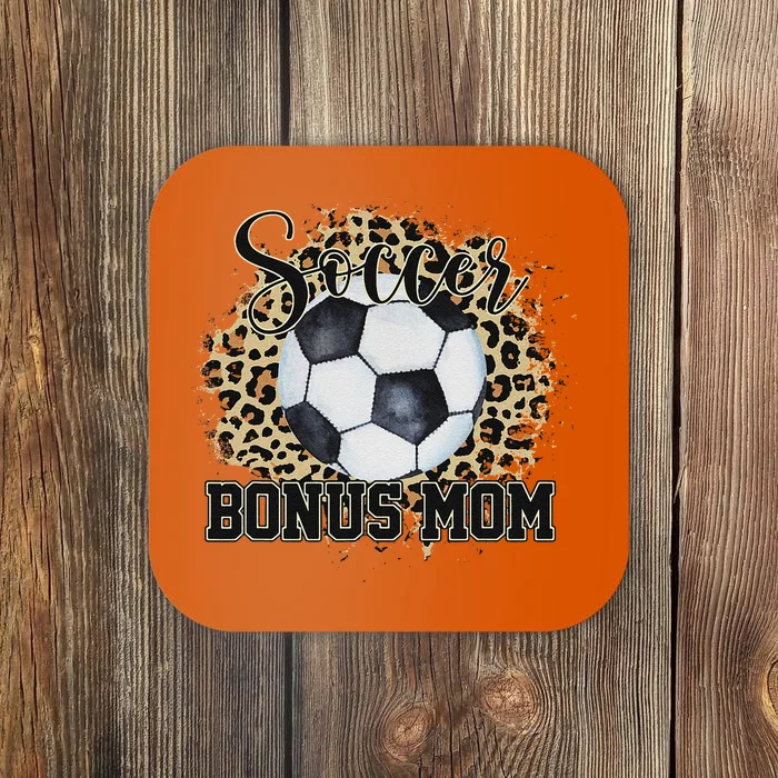 Leopard Soccer Bonus Mom Stepmother MotherS Day Coaster