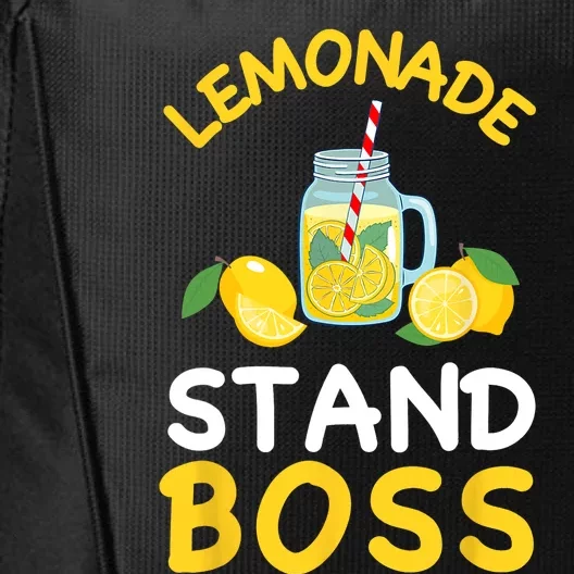 Lemonade Stand Boss Lemon Juice Gift Summer Drink City Backpack