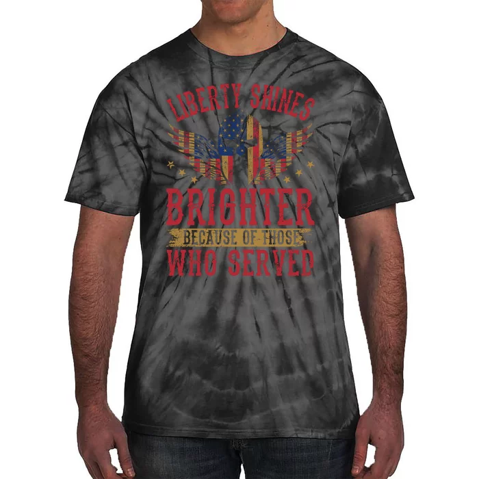 Liberty Shines Brighter Memorial Tribute Tie-Dye T-Shirt