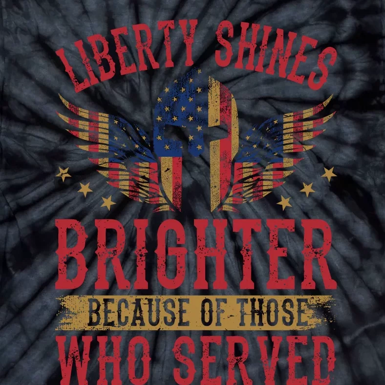 Liberty Shines Brighter Memorial Tribute Tie-Dye T-Shirt