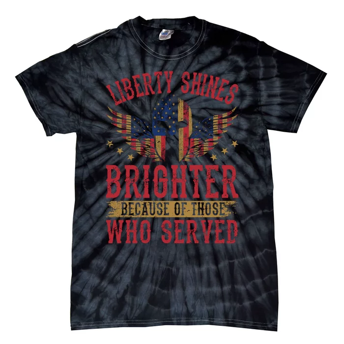 Liberty Shines Brighter Memorial Tribute Tie-Dye T-Shirt