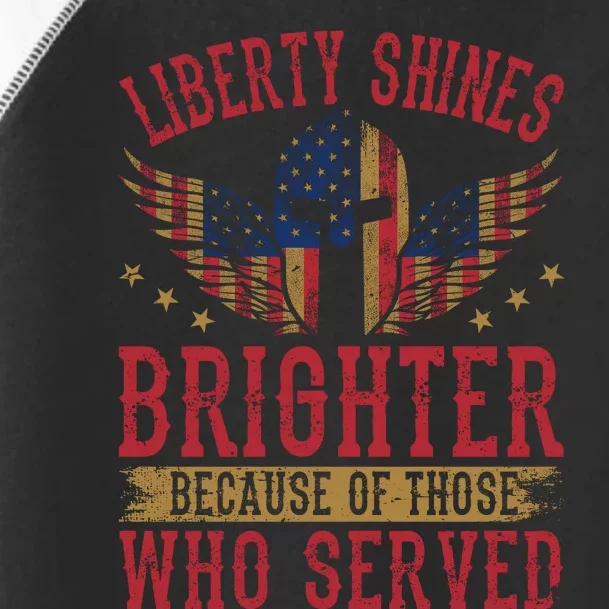 Liberty Shines Brighter Memorial Tribute Toddler Fine Jersey T-Shirt