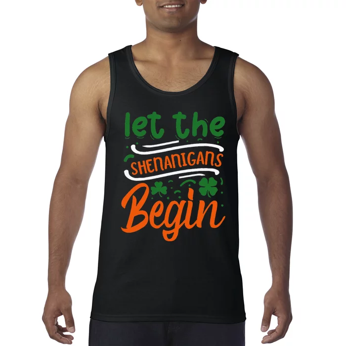 Lethe Shenanigans Begin St Patricks Day Tank Top