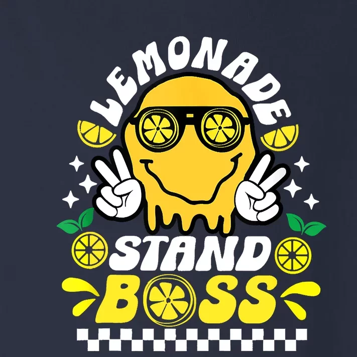 Lemonade Stand Boss Retro Groovy Juice Summer Activity Toddler Long Sleeve Shirt