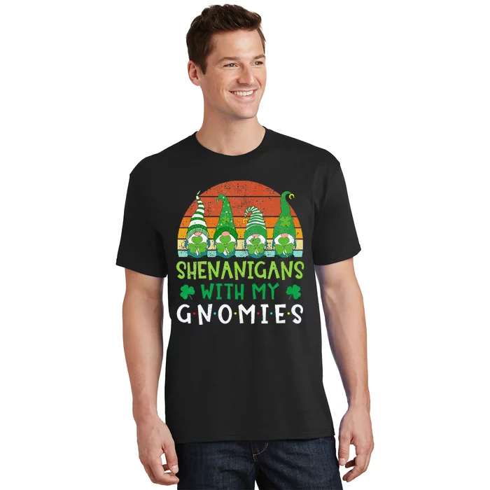 Let Shenanigans Begin Shamrock Gnomes T-Shirt