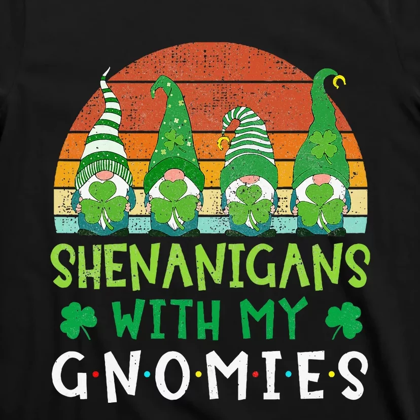 Let Shenanigans Begin Shamrock Gnomes T-Shirt