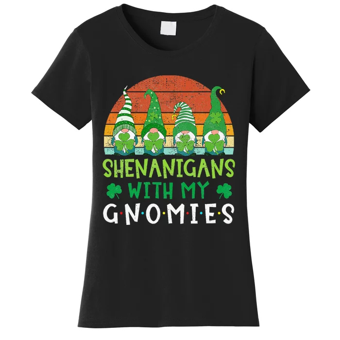 Let Shenanigans Begin Shamrock Gnomes Women's T-Shirt