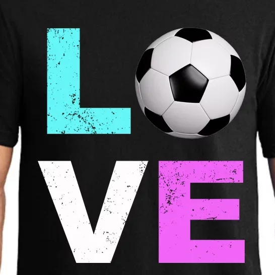 Love Soccer Best Fun Birthday Gift Pajama Set