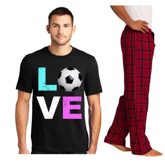 Love Soccer Best Fun Birthday Gift Pajama Set