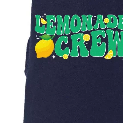 Lemonade Stand Crew Boss Lemon Juice Retro Groovy Fun Yellow Doggie 3-End Fleece Hoodie