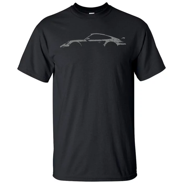 Legendary Sports Car Iconic 911 Silhouette Vintage Tall T-Shirt