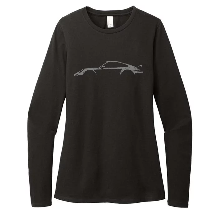 Legendary Sports Car Iconic 911 Silhouette Vintage Womens CVC Long Sleeve Shirt