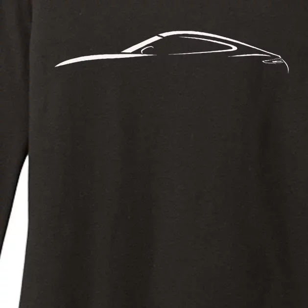 Legendary Sports Car Iconic 911 Silhouette Womens CVC Long Sleeve Shirt