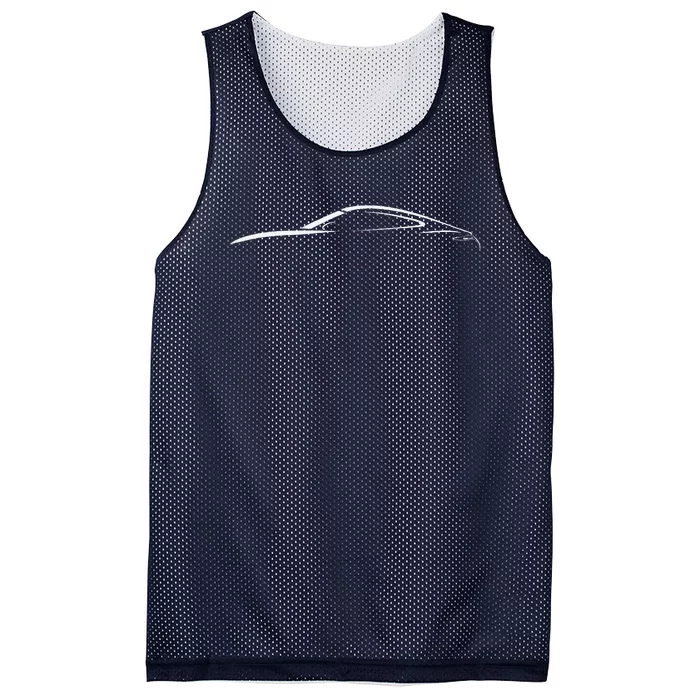 Legendary Sports Car Iconic 911 Silhouette Mesh Reversible Basketball Jersey Tank