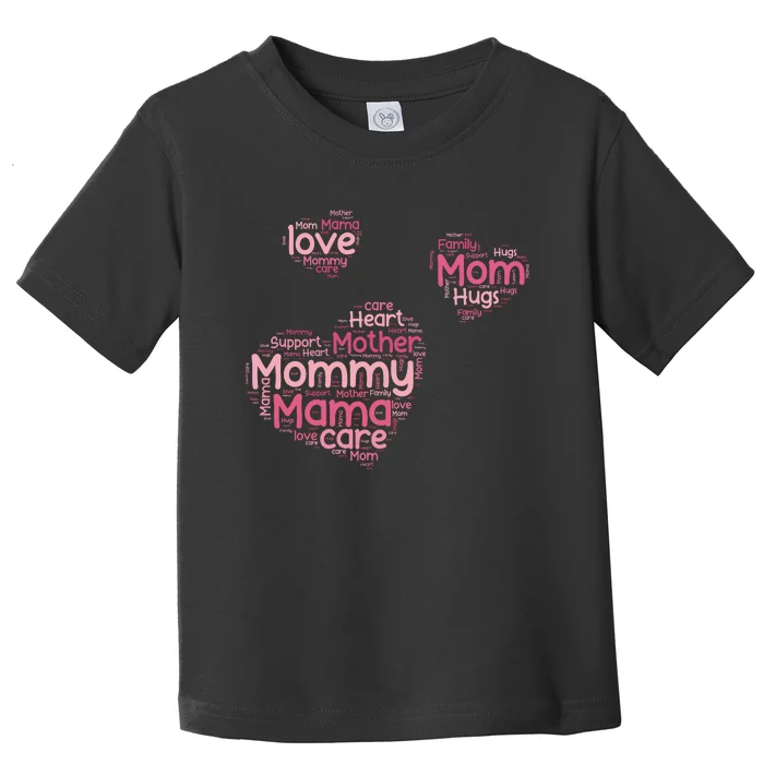 Love Shape Cloud Mother's Day Toddler T-Shirt