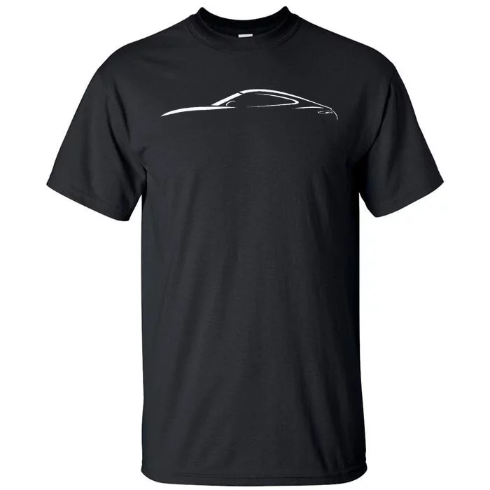 Legendary Sports Car Iconic 911 Silhouette Design Tall T-Shirt