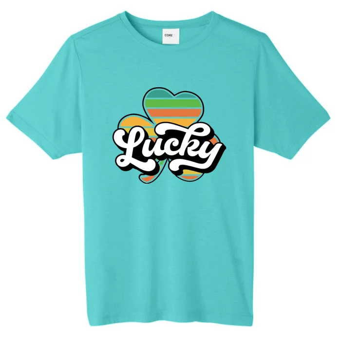 Lucky Sign Clover Leaf St Patricks Day ChromaSoft Performance T-Shirt