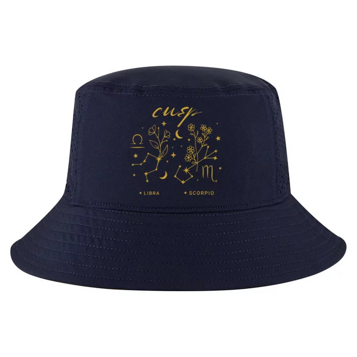 Libra Scorpio Cusp Zodiac Horoscope October Birth Month Cool Comfort Performance Bucket Hat