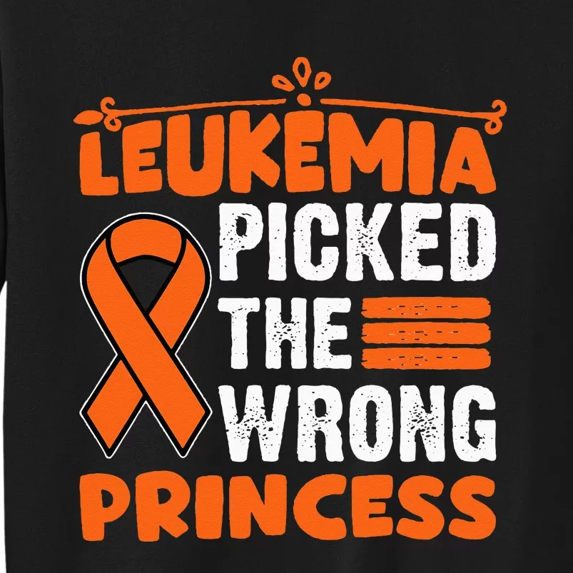 Leukemia Survivor Childhood Leukemia Cancer Orange Ribbon Sweatshirt