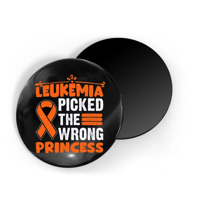 Leukemia Survivor Childhood Leukemia Cancer Orange Ribbon Magnet