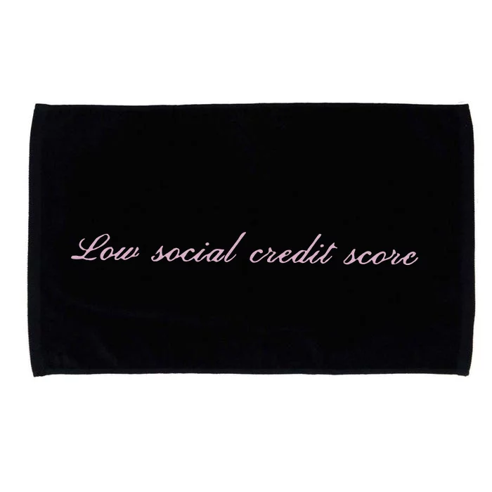 Low Social Credit Score Microfiber Hand Towel