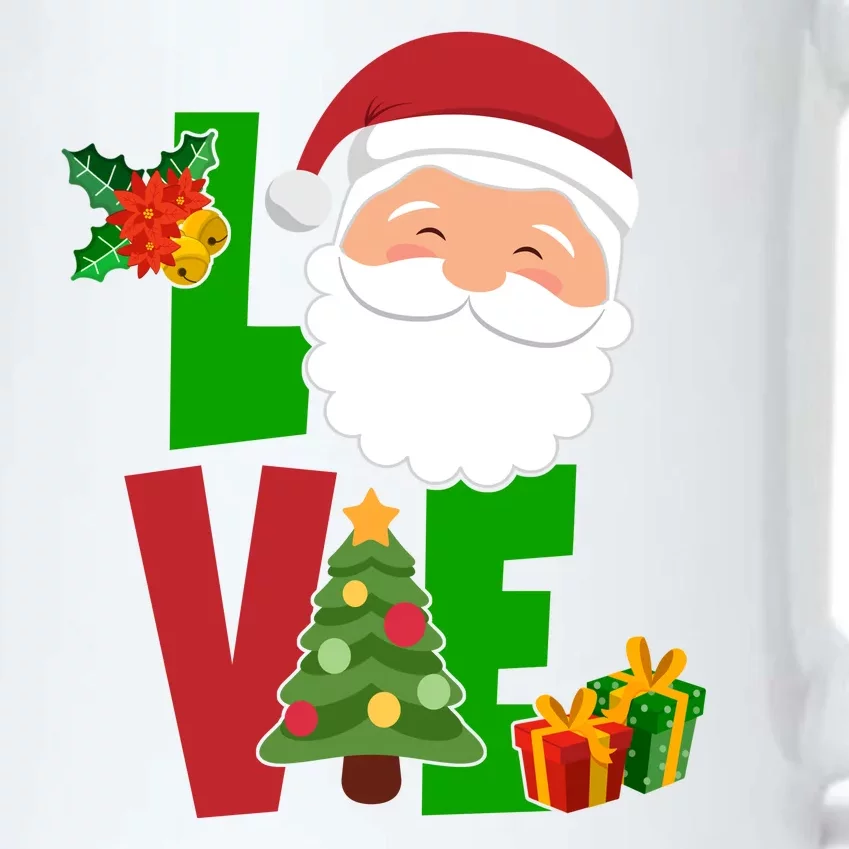 Love Santa Claus Christmas Holiday Cute Black Color Changing Mug