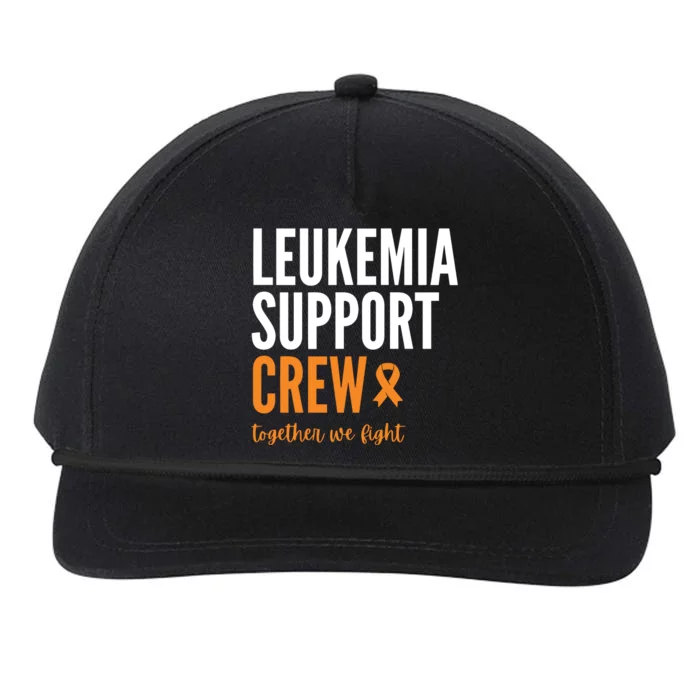 Leukemia Support Crew Together We Fight Snapback Five-Panel Rope Hat