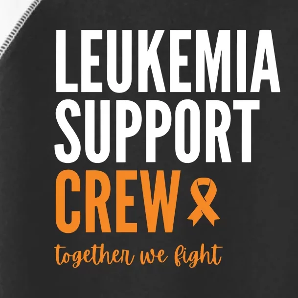 Leukemia Support Crew Together We Fight Toddler Fine Jersey T-Shirt