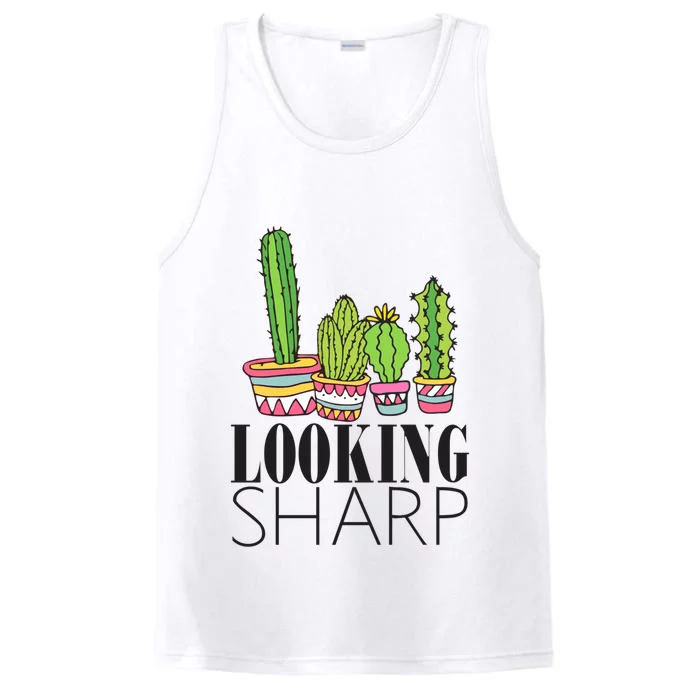 Looking Sharp Cactus For Cute Plant Cacti Gift Performance Tank