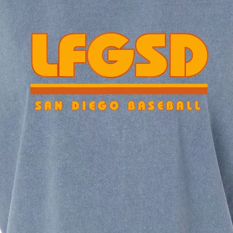 LFGSD San Diego Baseball Garment-Dyed Women's Muscle Tee