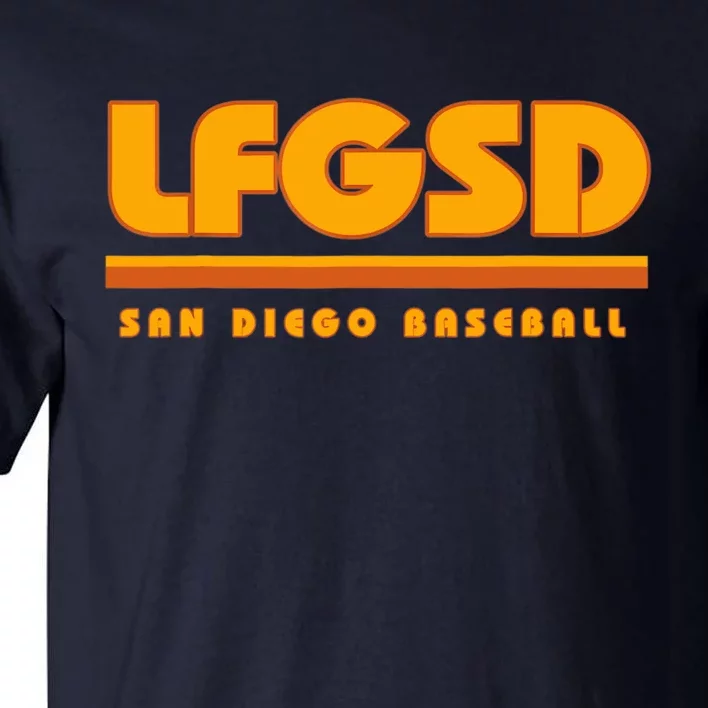 LFGSD San Diego Baseball Tall T-Shirt