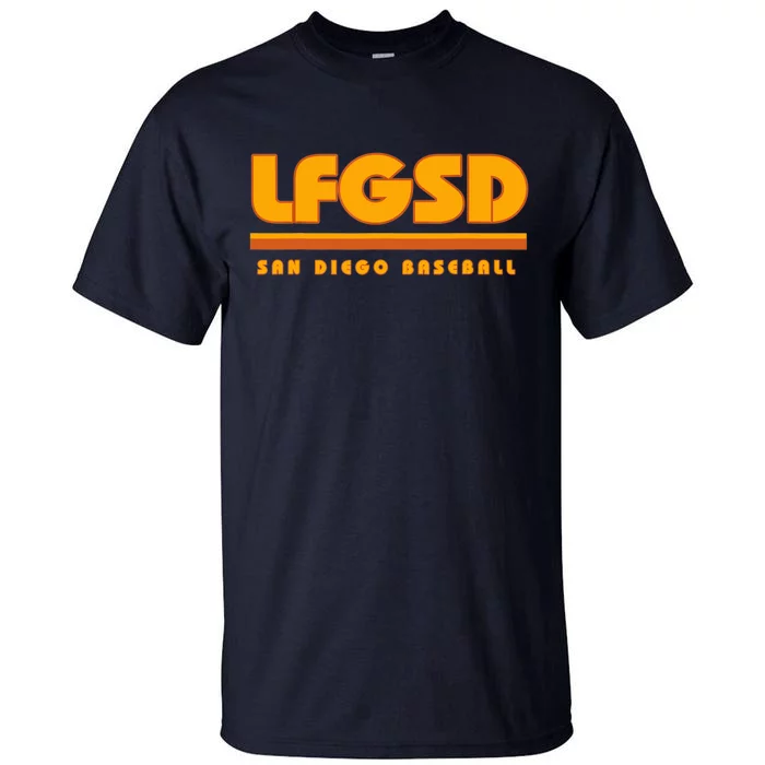 LFGSD San Diego Baseball Tall T-Shirt