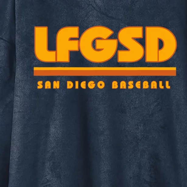 LFGSD San Diego Baseball Hooded Wearable Blanket