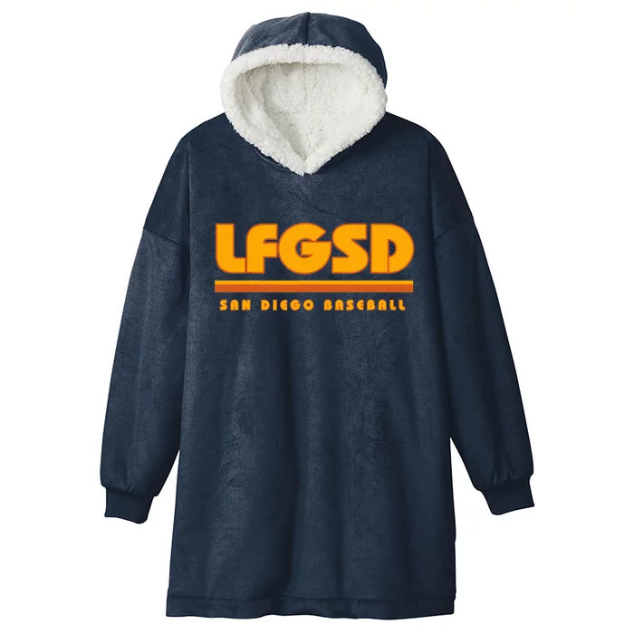 LFGSD San Diego Baseball Hooded Wearable Blanket