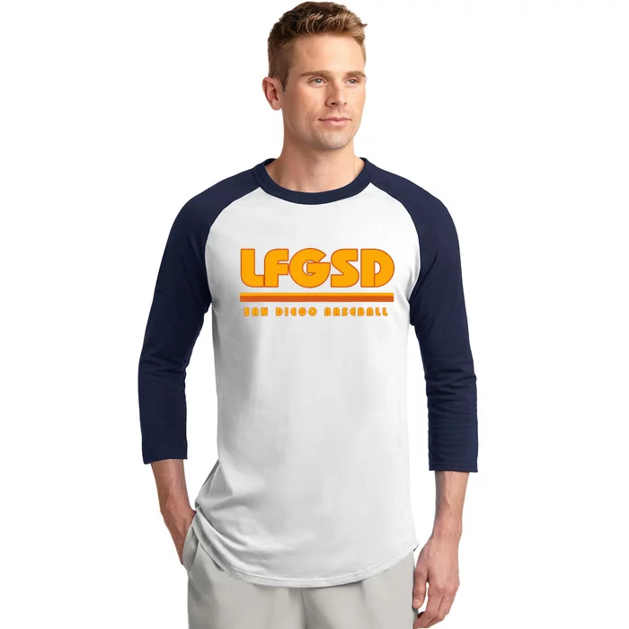 LFGSD San Diego Baseball Baseball Sleeve Shirt